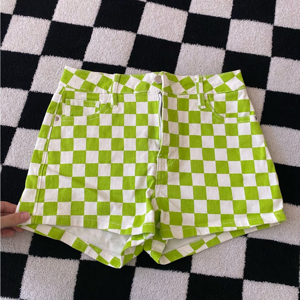 Checkered shorts